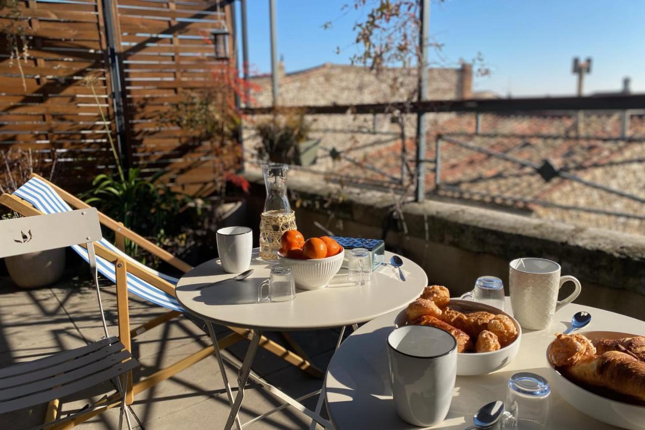 The Sunny - P2 With Terrace - City Centre Nîmes Eksteriør bilde