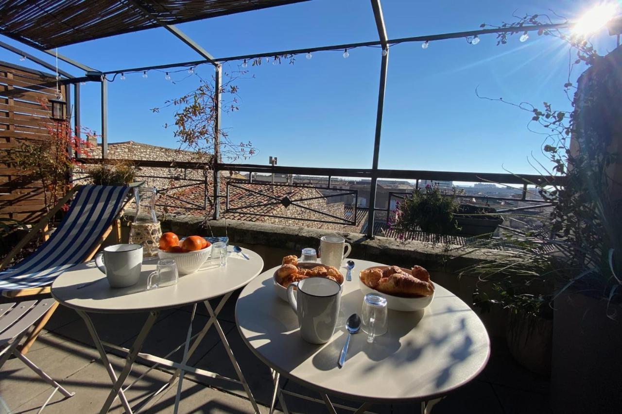 The Sunny - P2 With Terrace - City Centre Nîmes Eksteriør bilde