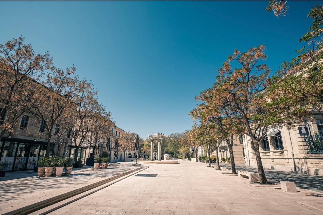 The Sunny - P2 With Terrace - City Centre Nîmes Eksteriør bilde